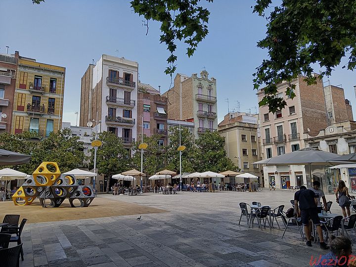 La plaza del sol, dans Gracia