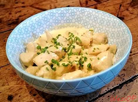 Recette de Filets de poulet à la crème