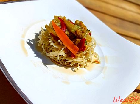 Recette des Nouilles Chinoises aux légumes