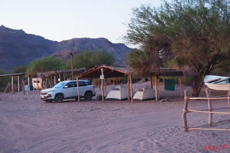 Notre campement à Agua Verde – Basse Californie du sud