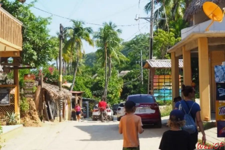 Dans les rues de Mazunte