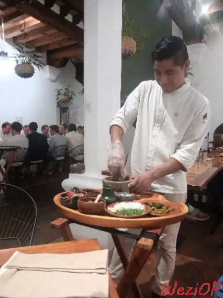 Au restaurant Casa Oaxaca el Restaurante