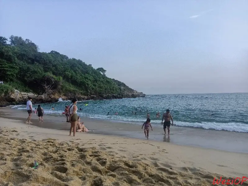 Plage de la Punta Zicatela à Puerto Escondido