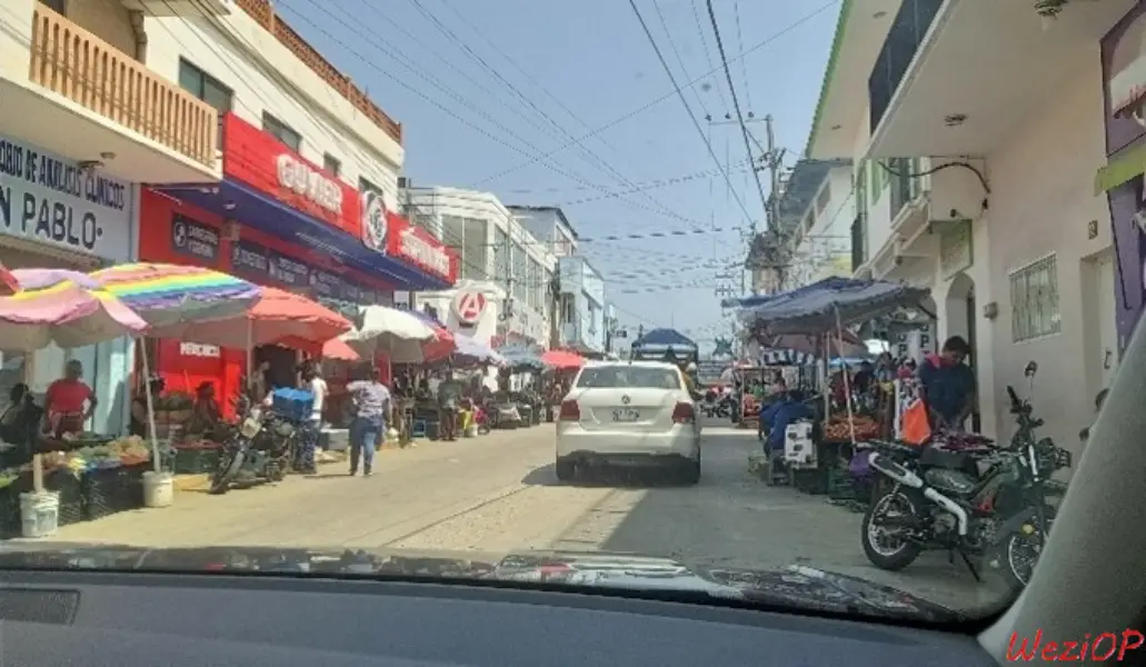 Marché dans les rues de Potchutla