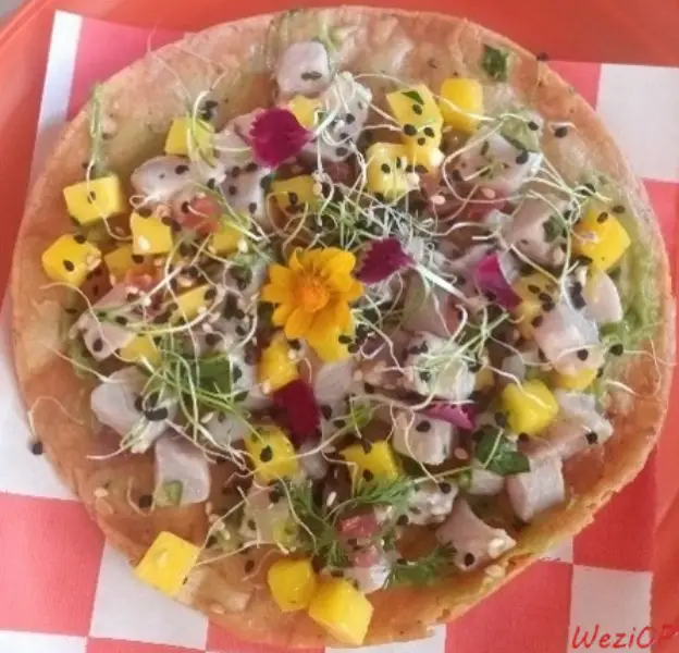 Tostada au Fish Shack - Puerto Escondido