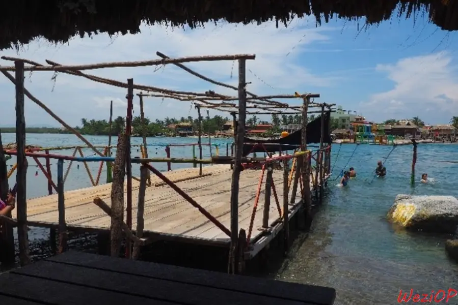 Depuis le restaurant les pieds dans l’eau sur la rive droite - Chacahua